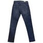 Chic Regular Fit Dark Blue Stretch Jeans - SEHABRANDS