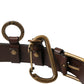 Dolce & Gabbana Elegant Calf Leather Belt with Metal Buckle Closure