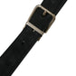 Dolce & Gabbana Elegant Black Leather Belt with Metal Buckle