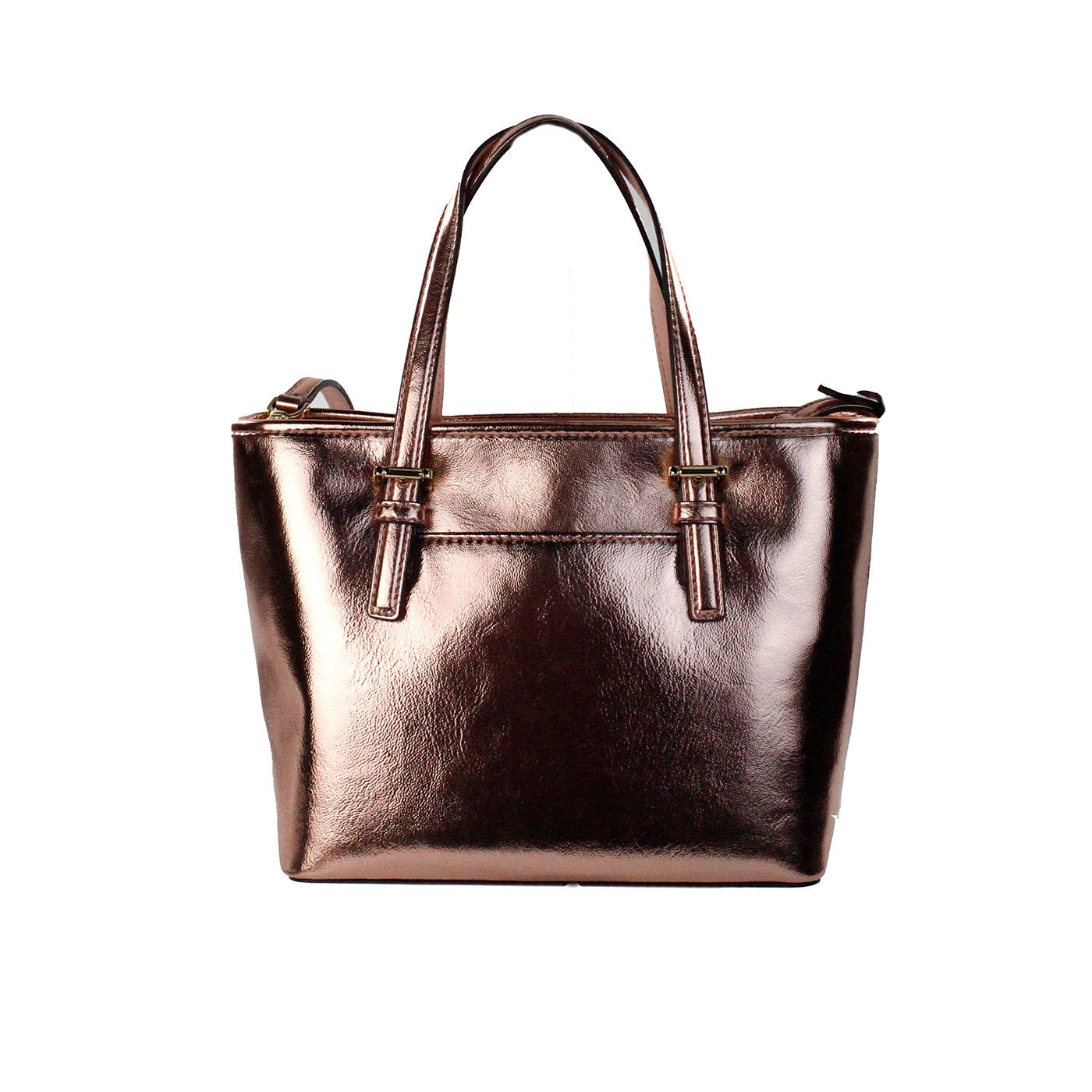 Jet Set Primrose Metallic XS Carryall Top Zip Tote Bag Purse - SEHABRANDS