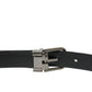 Dolce & Gabbana Elegant Leather Belt with Metal Buckle