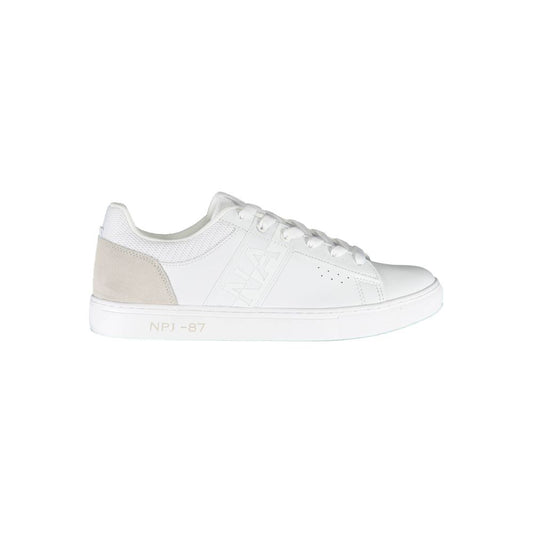 Elegant White Sneakers with Contrasting Details - SEHABRANDS