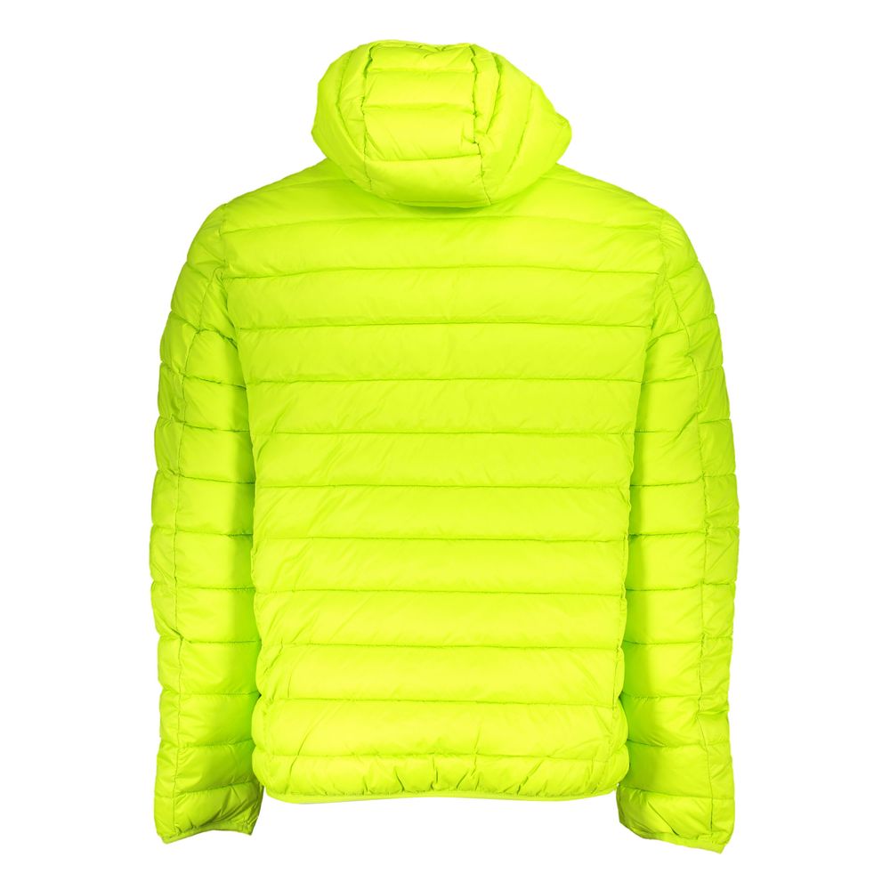 Chic Green Polyamide Hooded Jacket - SEHABRANDS