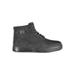 Carrera Chic Black Lace-up Boots with Contrast Details