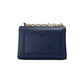 Cece Small Navy Vegan Leather Convertible Flap Crossbody Bag - SEHABRANDS