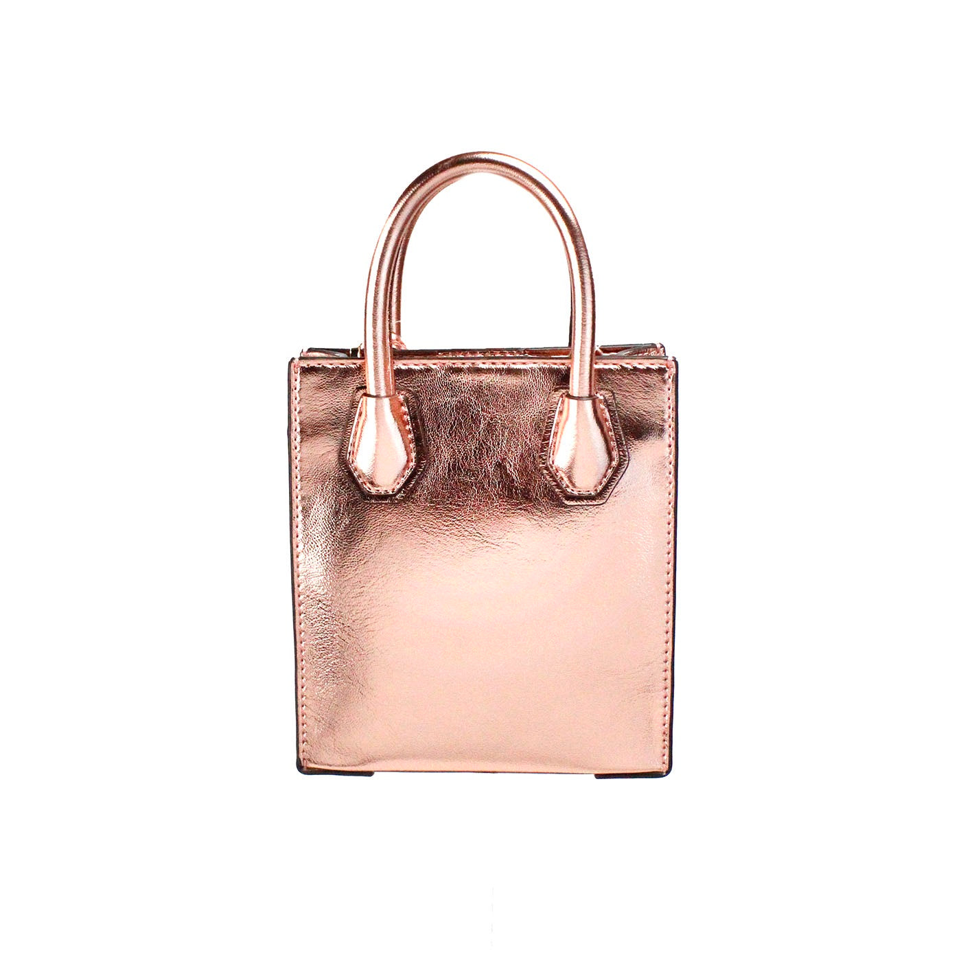 Mercer XS Primrose Metallic North South Shopper Crossbody Bag - SEHABRANDS