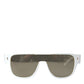 Dolce & Gabbana Chic White Acetate Designer Sunglasses