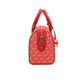 Travel XS Bright Red Signature PVC Duffle Crossbody Bag Purse - SEHABRANDS