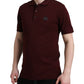 Dolce & Gabbana Elegant Maroon Cotton Blend Polo Tee