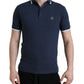 Dolce & Gabbana Elegant Crown Embroidered Polo T-Shirt