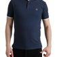 Dolce & Gabbana Elegant Crown Embroidered Polo T-Shirt