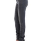 Chic Gray Slim-Fit Skinny Jeans - SEHABRANDS