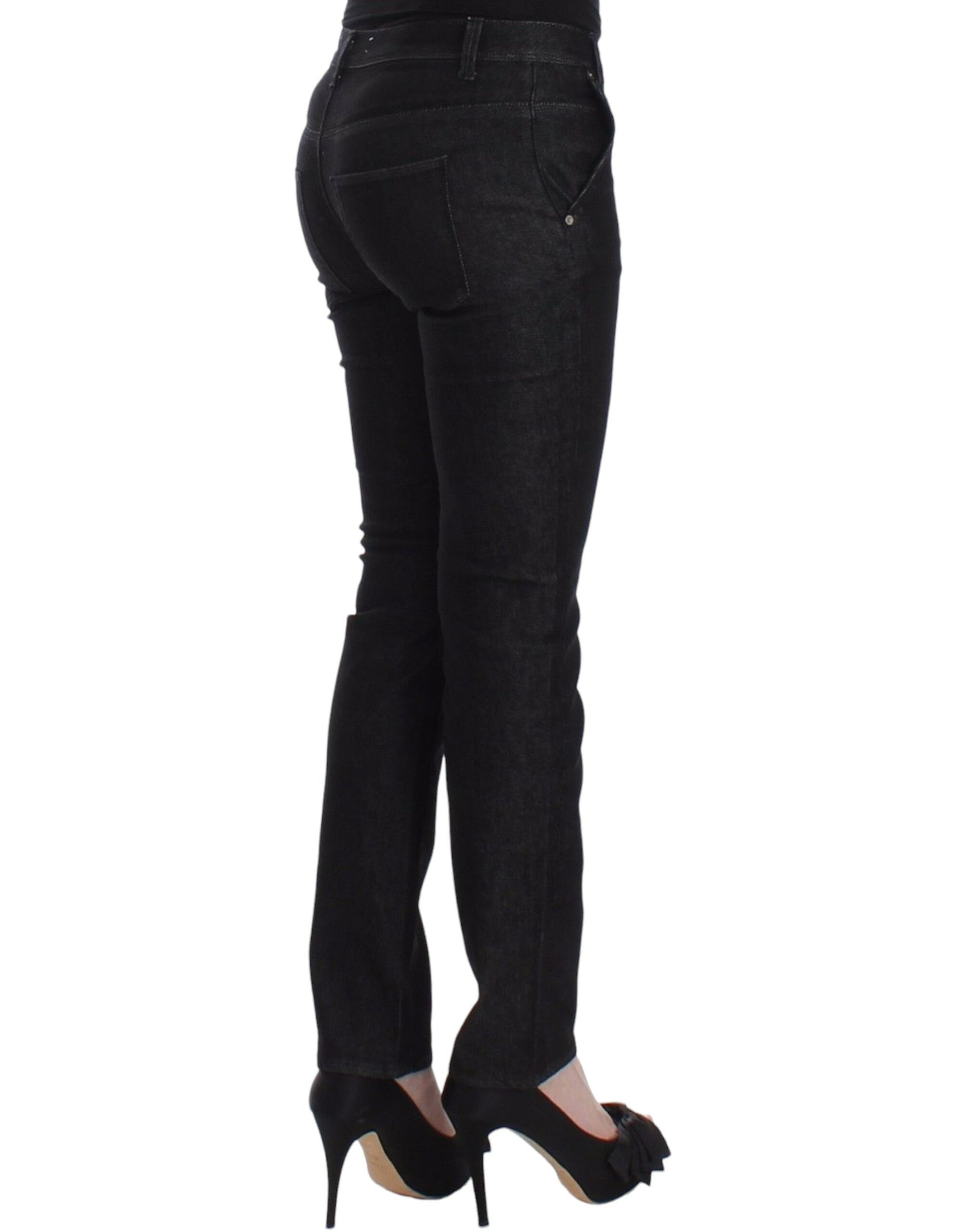 Chic Black Skinny Jeans - Elegant & Slim Fit - SEHABRANDS