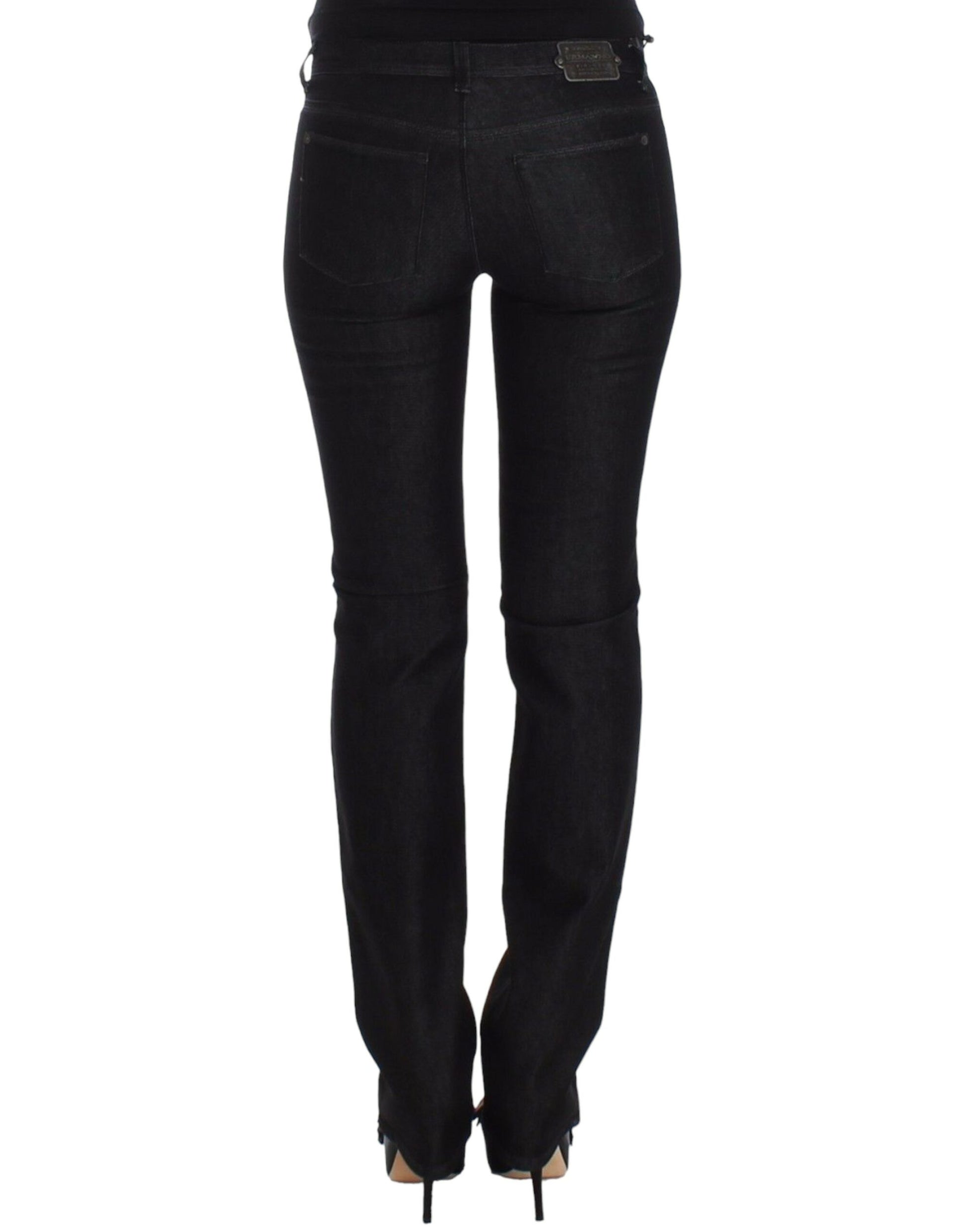 Chic Black Slim Skinny Jeans - SEHABRANDS