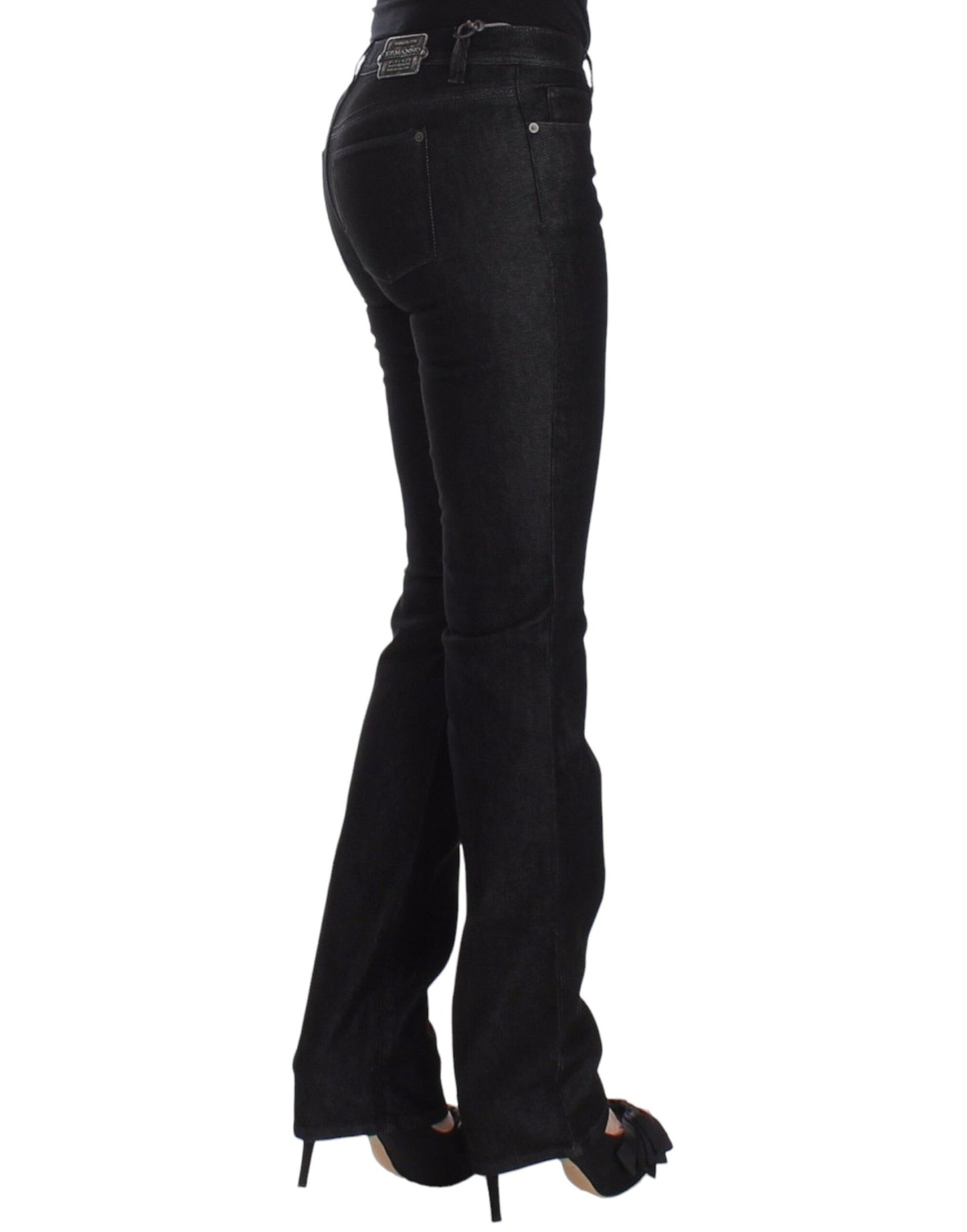 Chic Black Slim Skinny Jeans - SEHABRANDS