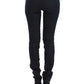 Chic Dark Blue Slim Jeans for Elegant Style - SEHABRANDS