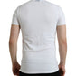 Dolce & Gabbana White Cotton Round Neck Crewneck Underwear T-shirt