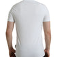 Dolce & Gabbana White Cotton V-neck Short Sleeve Underwear T-shirt