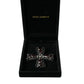 Dolce & Gabbana Black Crystals Embellished Cross Pin Brooch