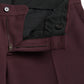 Dolce & Gabbana Maroon Wool Men Slim Fit Dress Pants