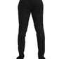 Dolce & Gabbana Black Cotton Stretch Skinny Dress Pants