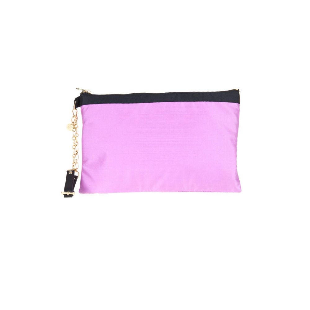 Purple Silk Handbag - SEHABRANDS