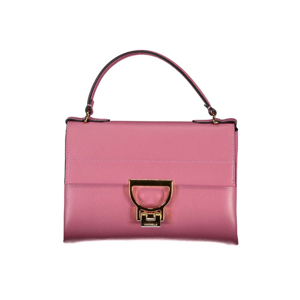 Pink Leather Handbag - SEHABRANDS