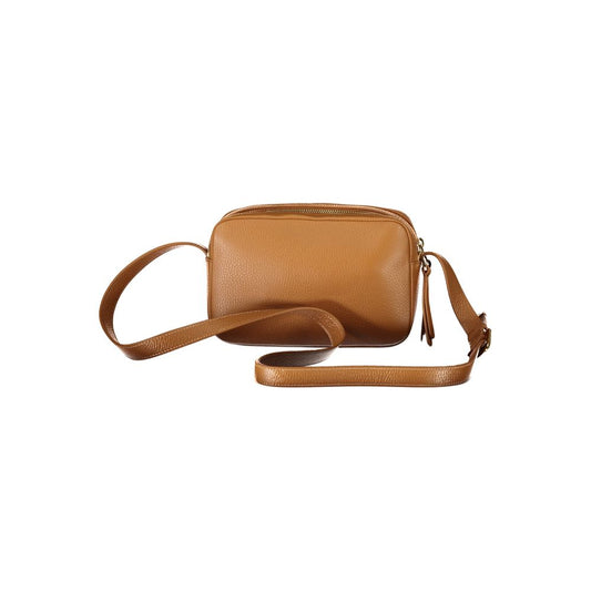 Brown Leather Handbag - SEHABRANDS