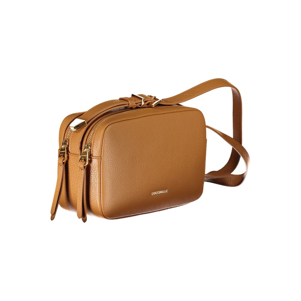 Brown Leather Handbag - SEHABRANDS