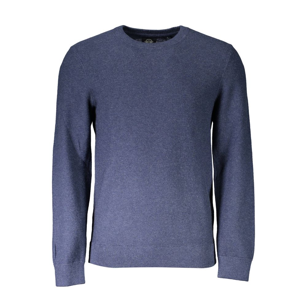 Blue Cotton Sweater - SEHABRANDS