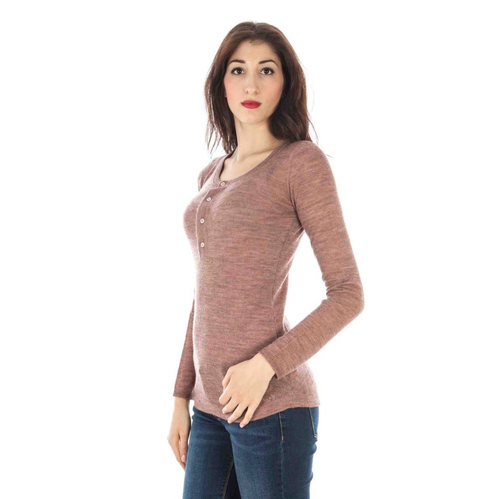 Pink Wool Sweater - SEHABRANDS