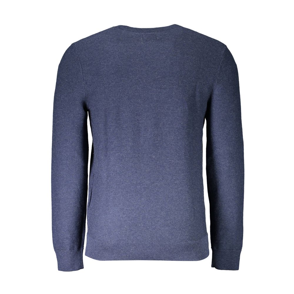 Blue Cotton Sweater - SEHABRANDS