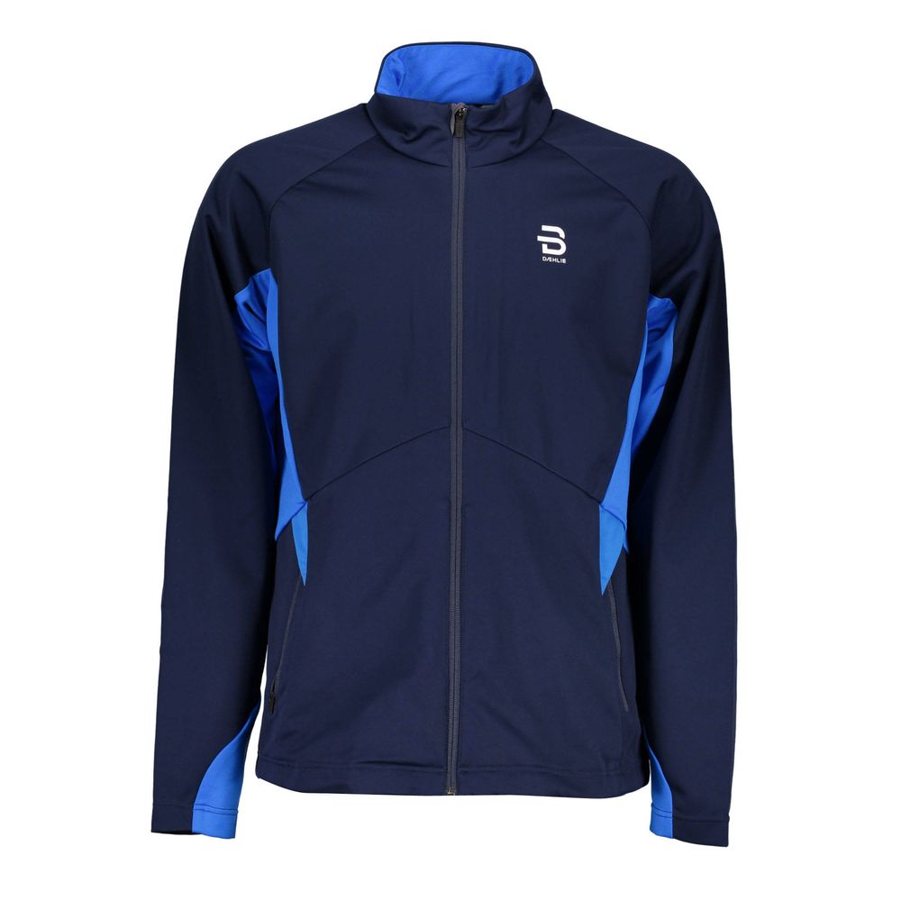 Blue Polyester Jacket - SEHABRANDS