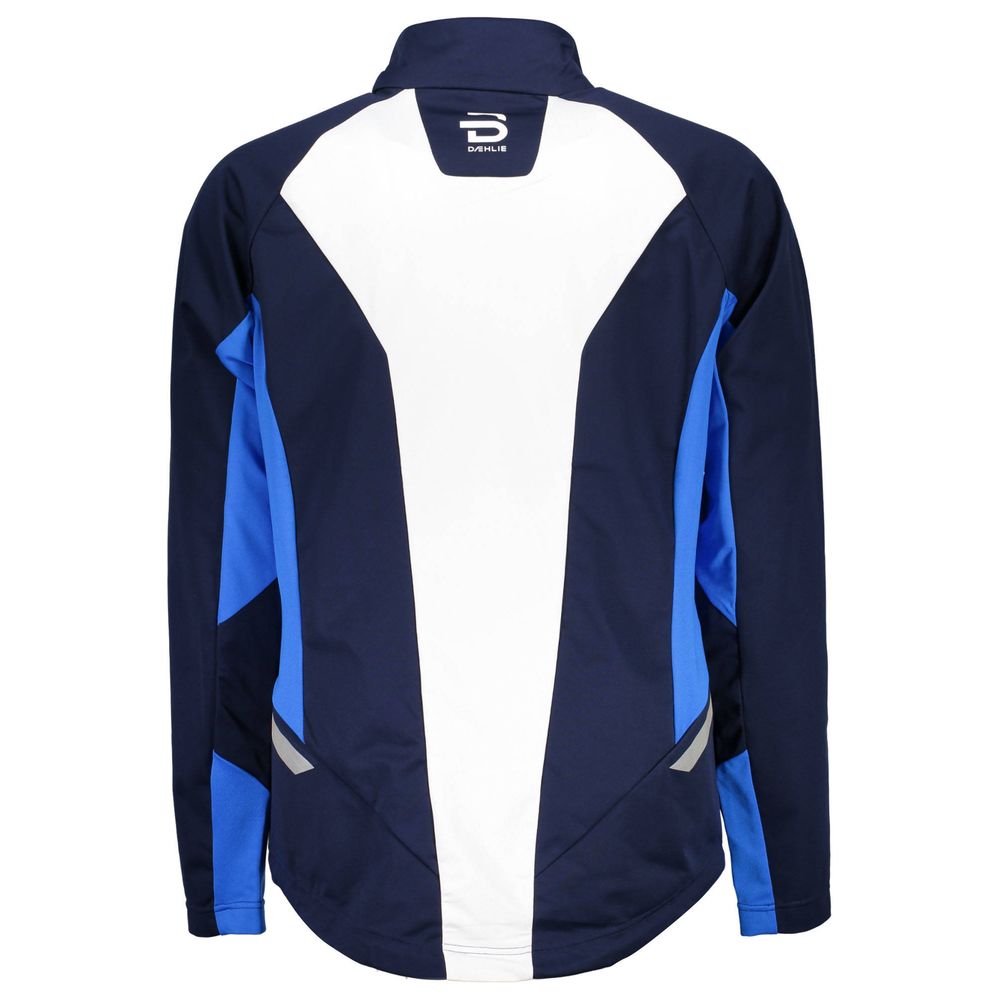 Blue Polyester Jacket - SEHABRANDS