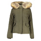 Woolrich Green Cotton Jackets & Coat