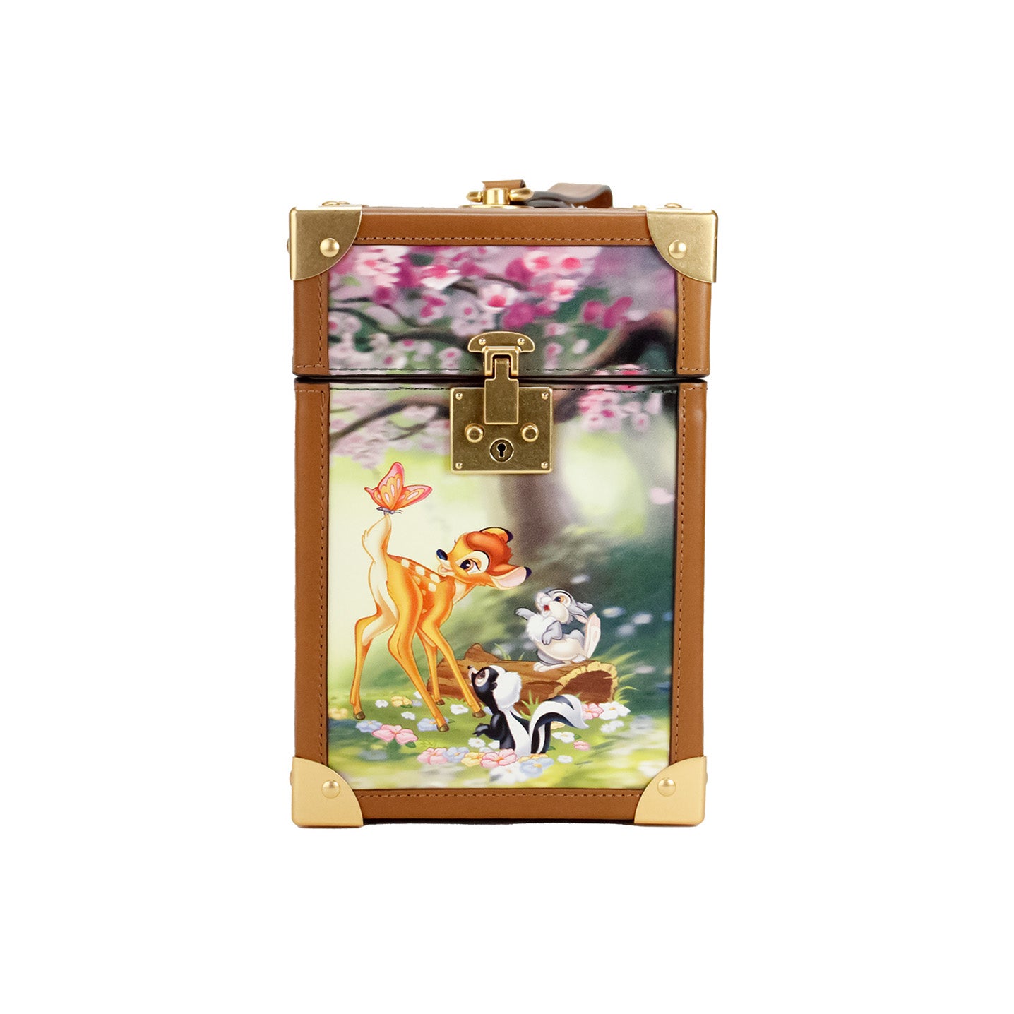 Disney Bambi 3D Trunk Printed PVC Top Handle Clutch Handbag - SEHABRANDS