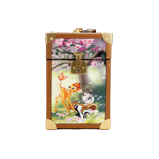 Disney Bambi 3D Trunk Printed PVC Top Handle Clutch Handbag - SEHABRANDS