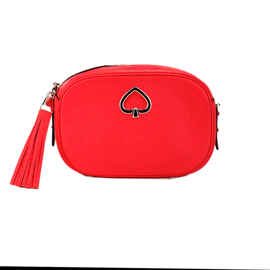 Kourtney Small Stoplight Pebble Leather Camera Bag Crossbody Handbag - SEHABRANDS