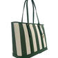 Jet Set Travel Large TZ Shoulder PVC Tote Bag Purse Fern Green - SEHABRANDS