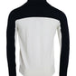 Dolce & Gabbana White Black SICILIA Henley Shirt Pullover Sweater