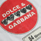 Dolce & Gabbana White Amor Heart Cotton Crewneck Short Sleeve T-shirt