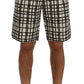 Dolce & Gabbana Elegant Striped Cotton-Linen Shorts