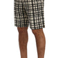 Dolce & Gabbana Elegant Striped Cotton-Linen Shorts