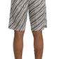 Dolce & Gabbana Elegant Striped Cotton-Linen Shorts