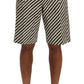 Dolce & Gabbana Striped Hemp Casual Shorts