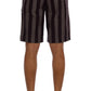 Dolce & Gabbana Casual Striped Cotton Shorts