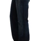 Elegant Blue Regular Fit Cotton Jeans - SEHABRANDS