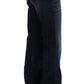 Elegant Blue Regular Fit Cotton Jeans - SEHABRANDS