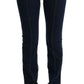 Chic Flared Cotton Jeans in Blue - SEHABRANDS