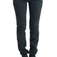 Chic Superslim Gray Cotton Jeans - SEHABRANDS